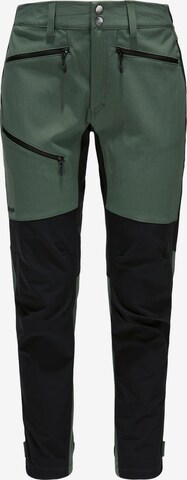 Haglöfs Regular Outdoor Pants 'Rugged Flex' in Green: front