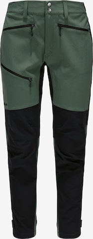 Haglöfs Outdoor Pants 'Rugged Flex' in Green: front