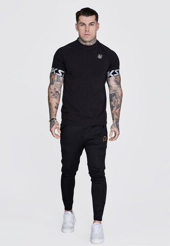 Tapered Pantaloni 'Essentials' di SikSilk in nero