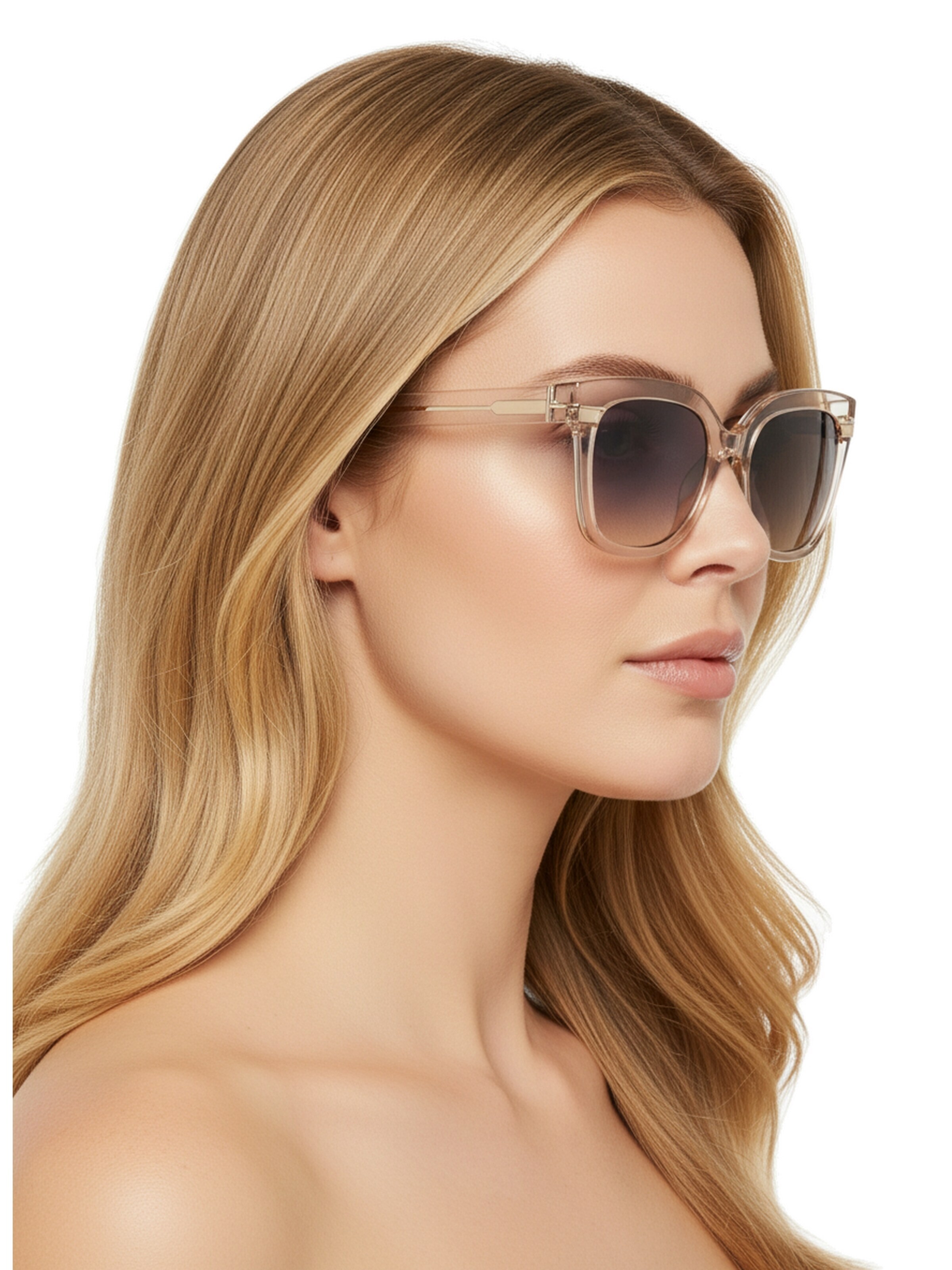 GUESS Solbriller 'Sonnenbrille' i transparent