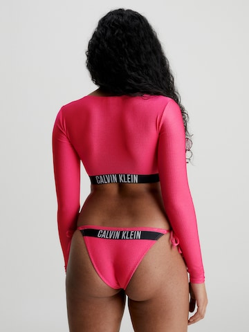 rozā Calvin Klein Swimwear Bezvīļu Bikini augšdaļa