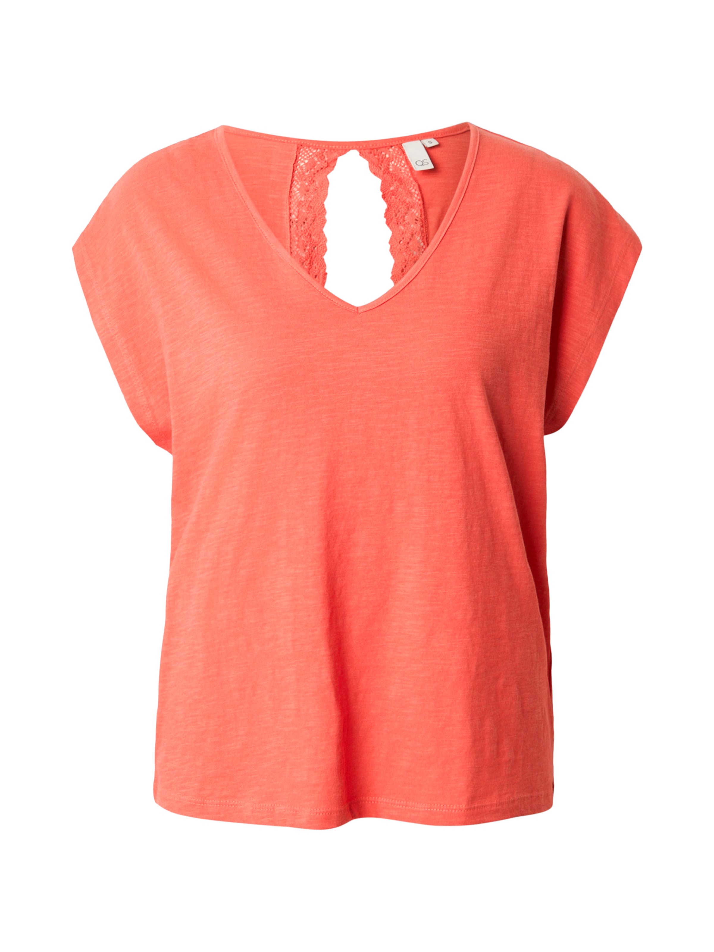T-shirt QS en rouge : devant