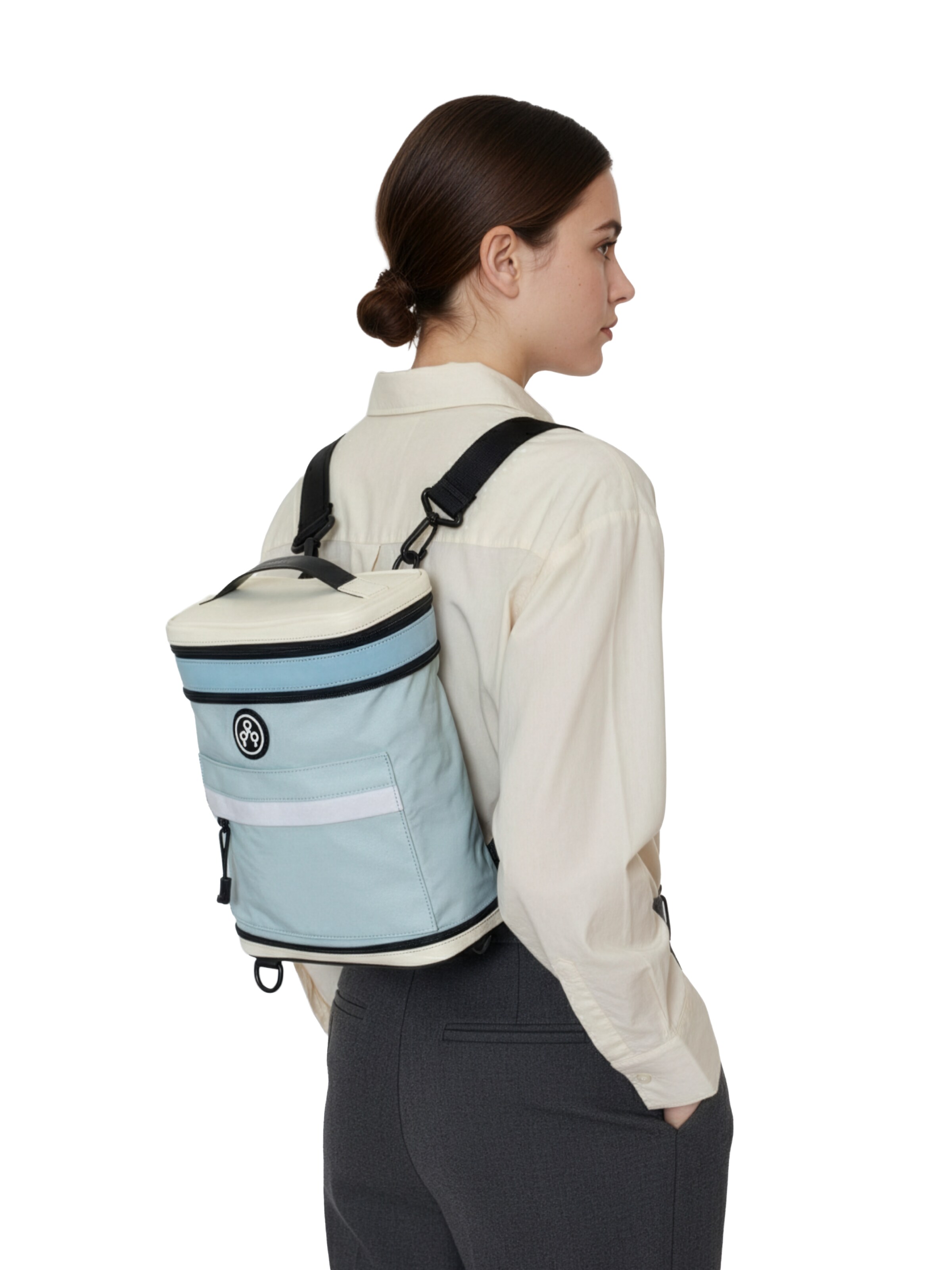 KIWEE Umhängetasche 'Sandwich Mini'‌‌‌‌‌ in Blau