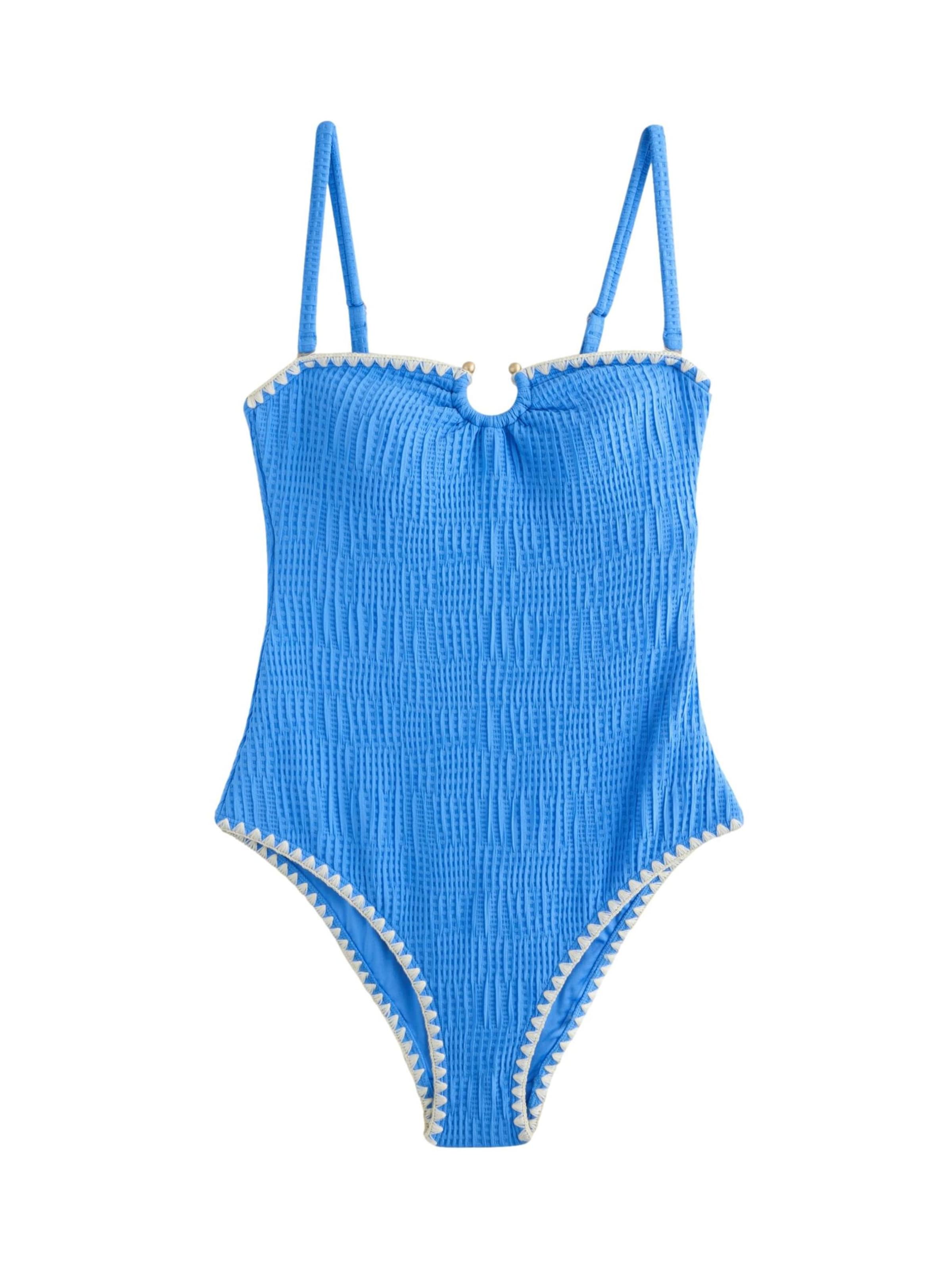 Mint Velvet - Traje de baño en azul: frente