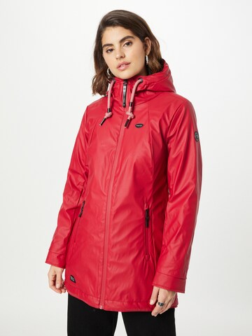 Ragwear Between-season jacket 'ZUZKA' in Red: front