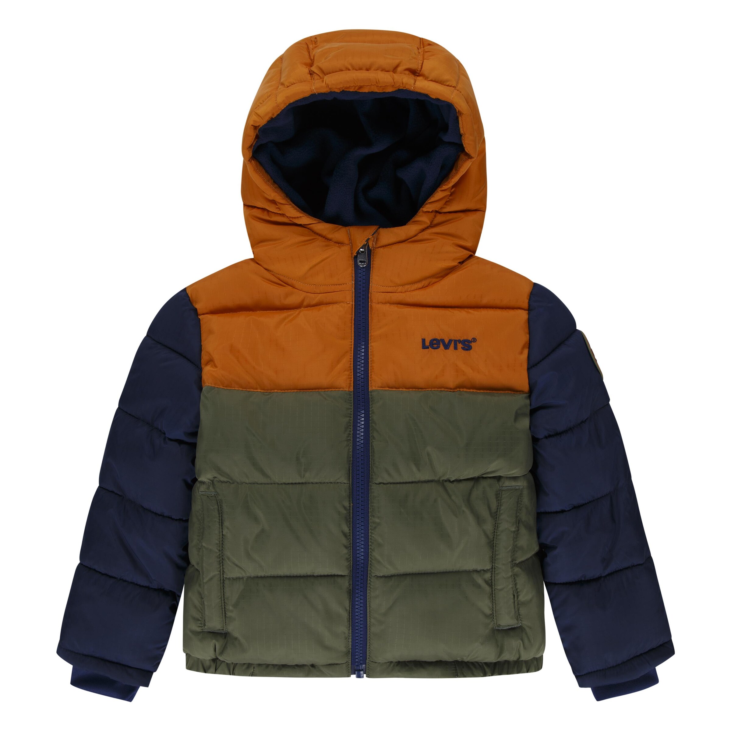 Levi's Kids Winter Jacket in Brown: front