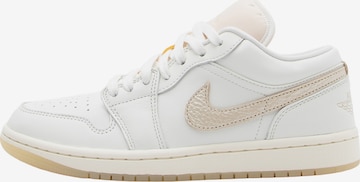 Baskets basses 'AIR JORDAN 1' Jordan en blanc : devant