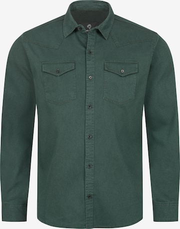 Rock Creek Regular fit Button Up Shirt in Green: front