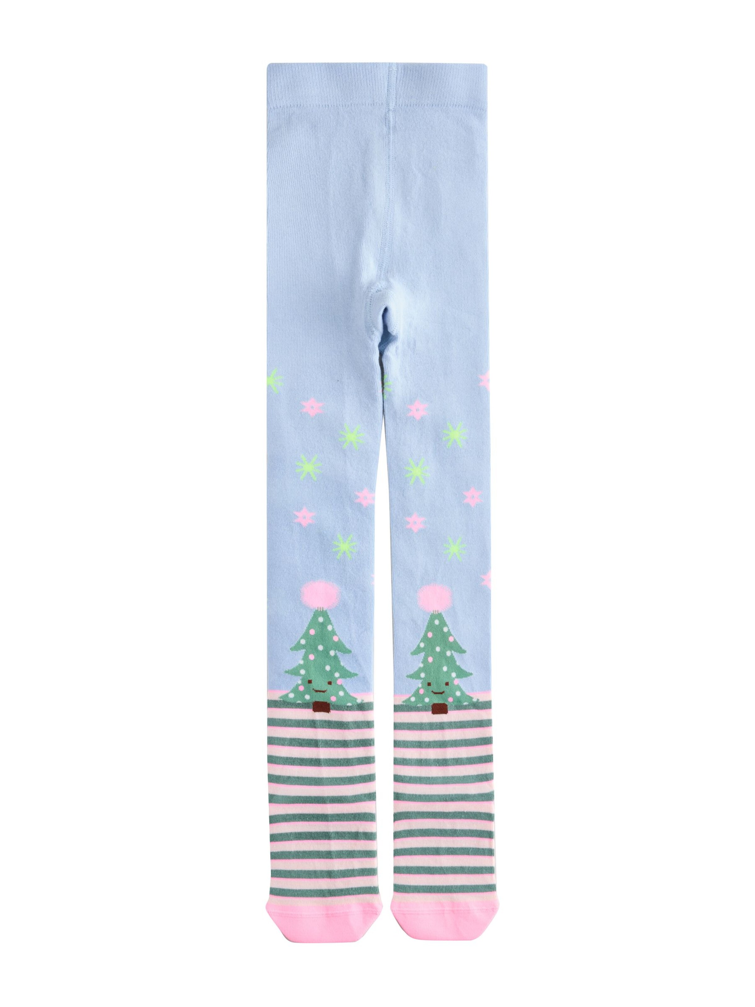 Next Tights in 68 in Light blue / Green / Apple / Dusky pink, Item view