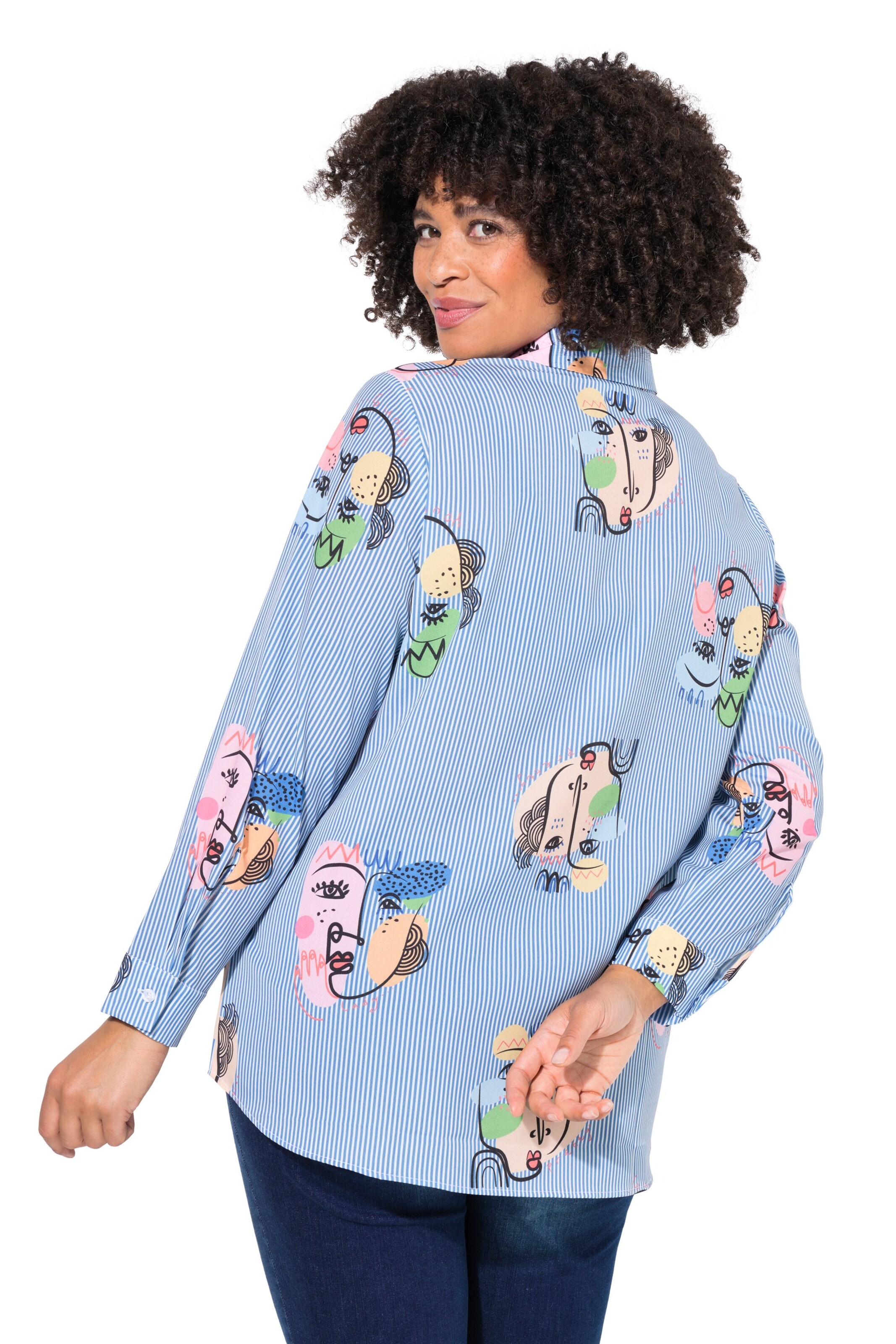 Angel of Style Bluse in Blau