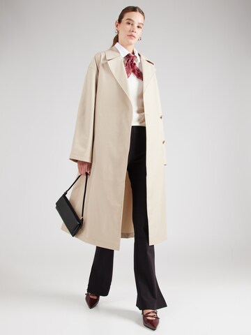 Calvin Klein - Abrigo de entretiempo en beige