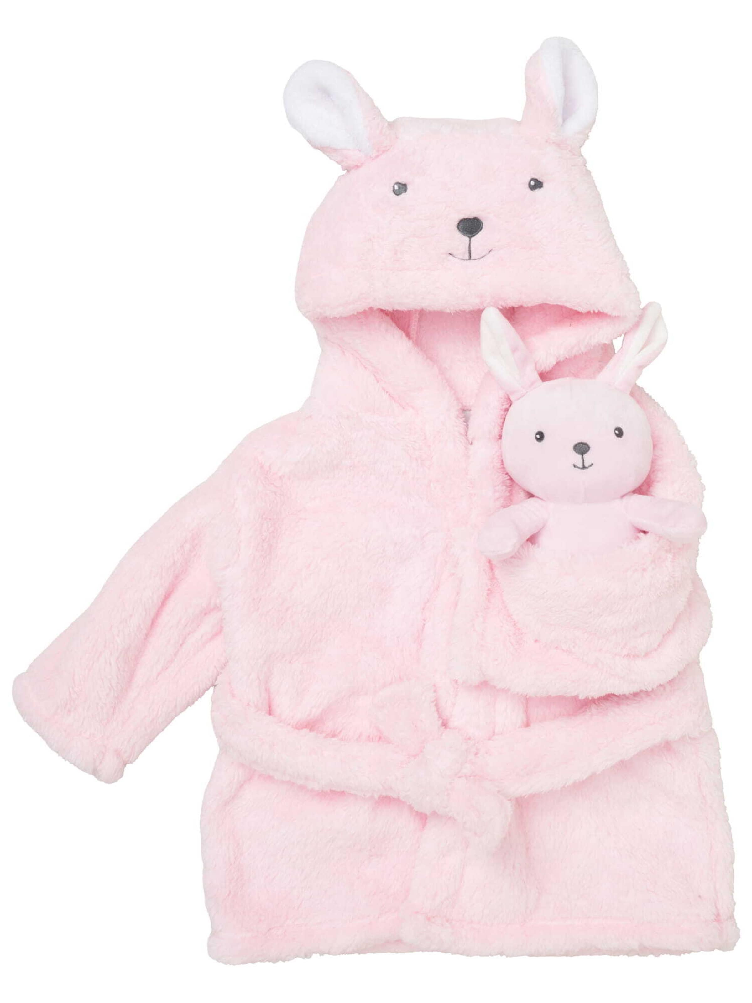 Peignoir 'Hase' Rock a Bye Baby Boutique en rose : devant