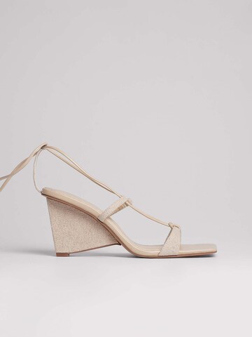 NA-KD Sandale in Beige