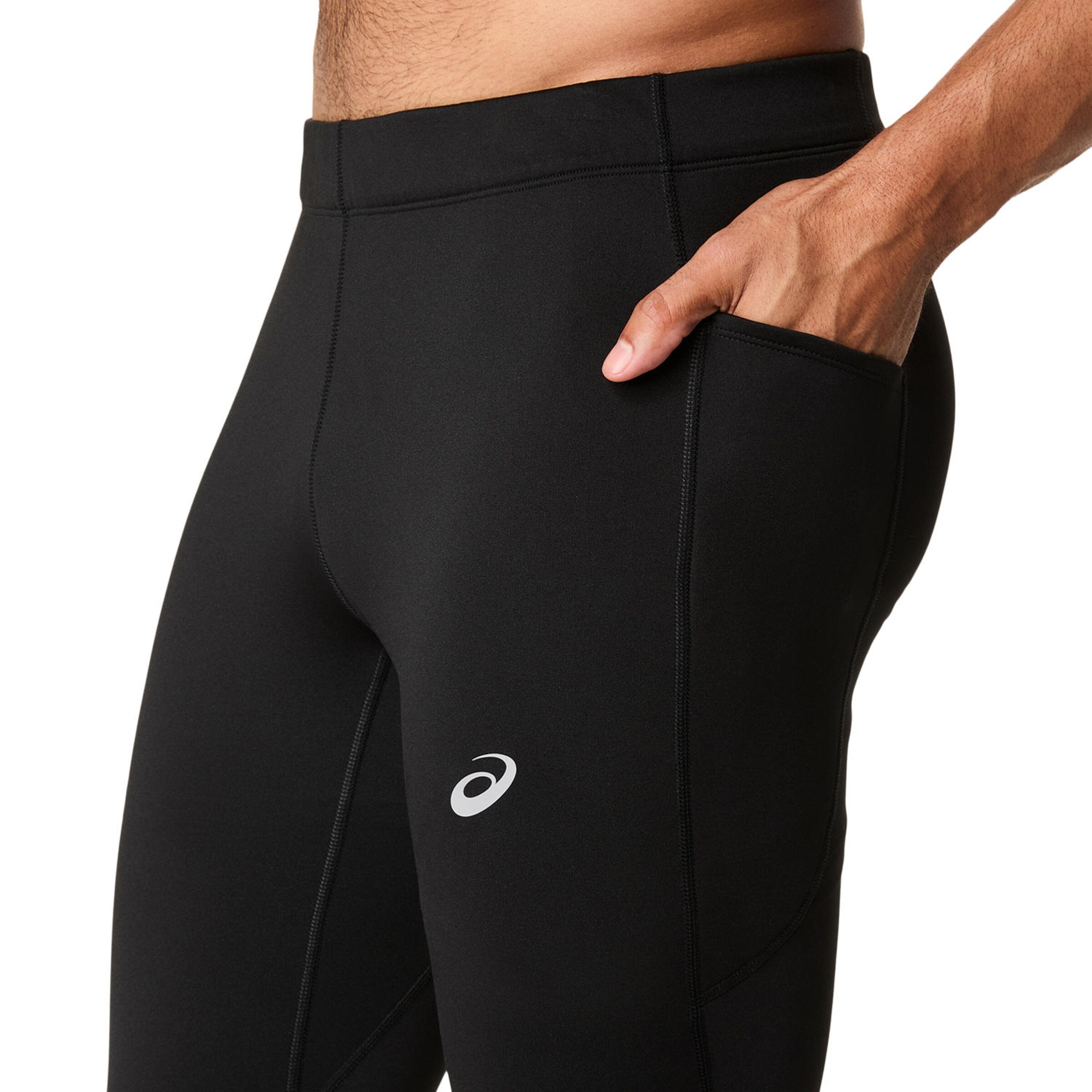 ASICS Skinny Workout Pants in Black