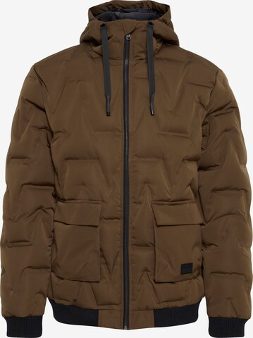 !Solid Winter Jacket 'TAYLOR' in Brown: front