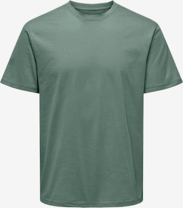 T-Shirt 'ONSMax' Only & Sons en vert : devant