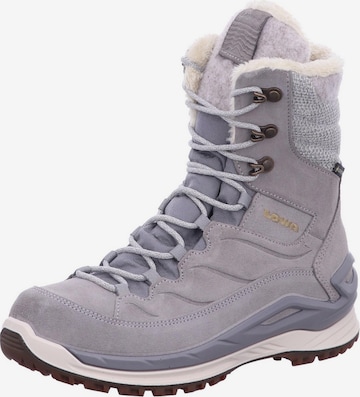 LOWA Boots in Grey: front