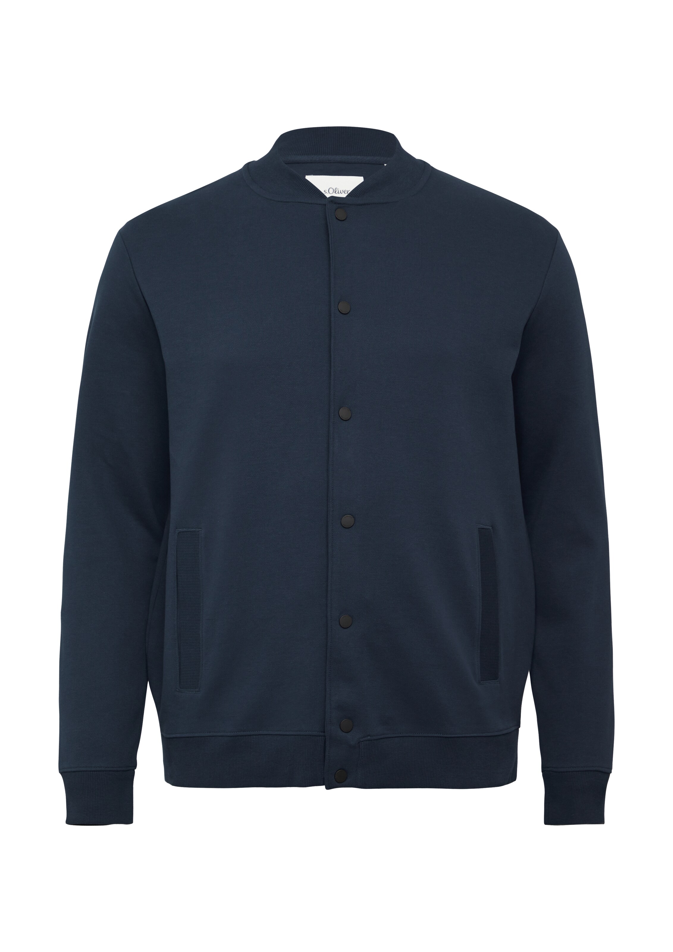 s.Oliver Men Big Sizes Sweatjacke in Blau: Vorderseite