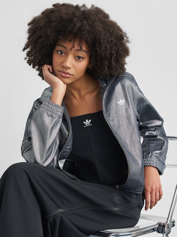 ADIDAS ORIGINALSPrijelazna jakna 'FIREBIRD' - srebro boja: prednji dio