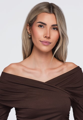 Ombre Blouse in Bruin