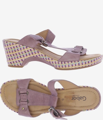 GABOR Sandals & High-Heeled Sandals in 43,5 in Pink: front