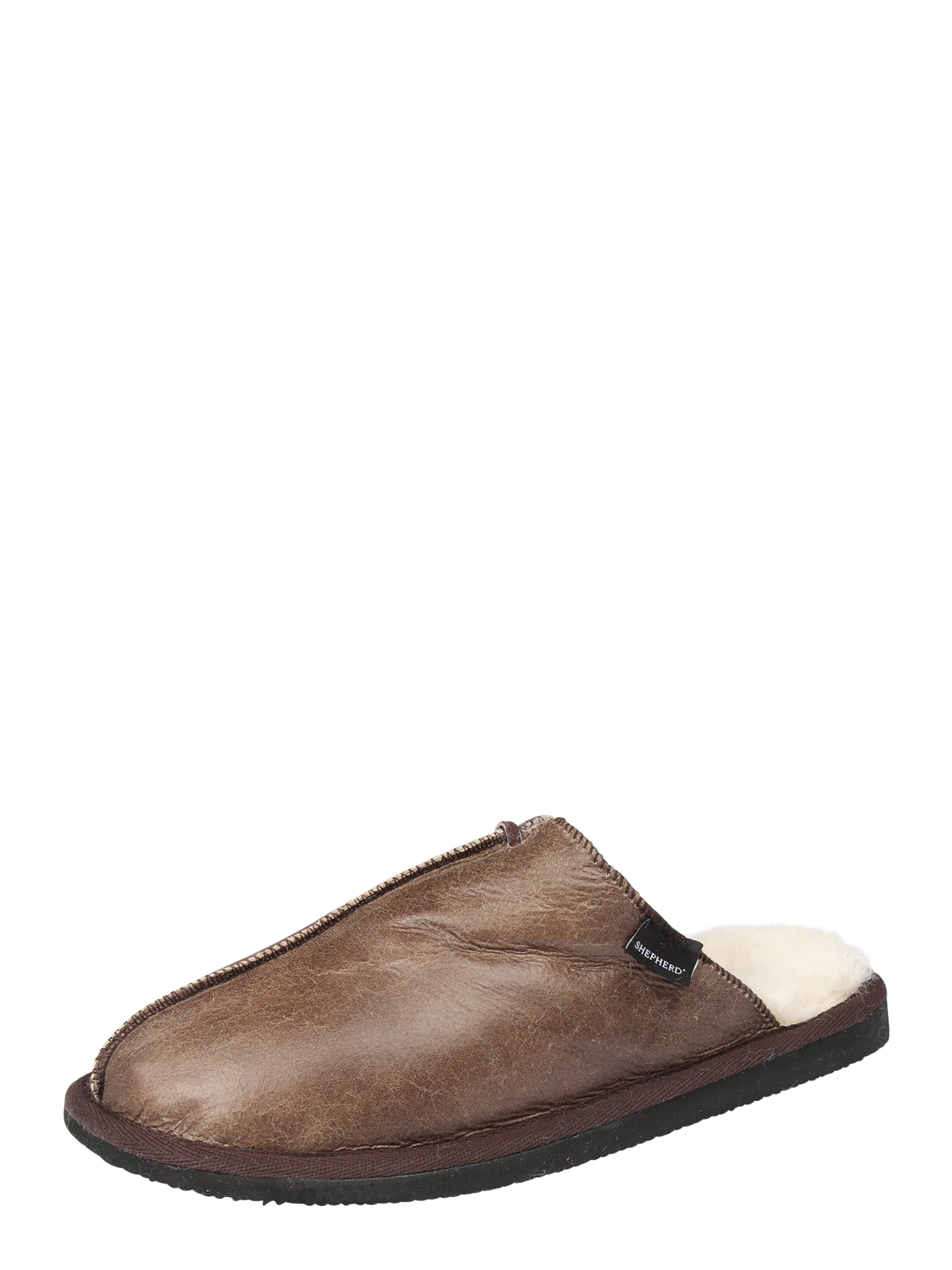 Männer Offene Schuhe SHEPHERD Hausschuhe in Braun - GL77595 Männer Offene Schuhe SHEPHERD Hausschuhe in Braun - GL77595