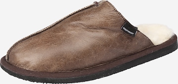 SHEPHERD - Zapatillas de casa en marrón: frente