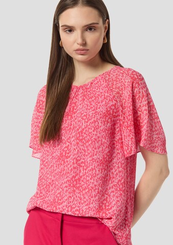 COMMA Blouse in Pink: front