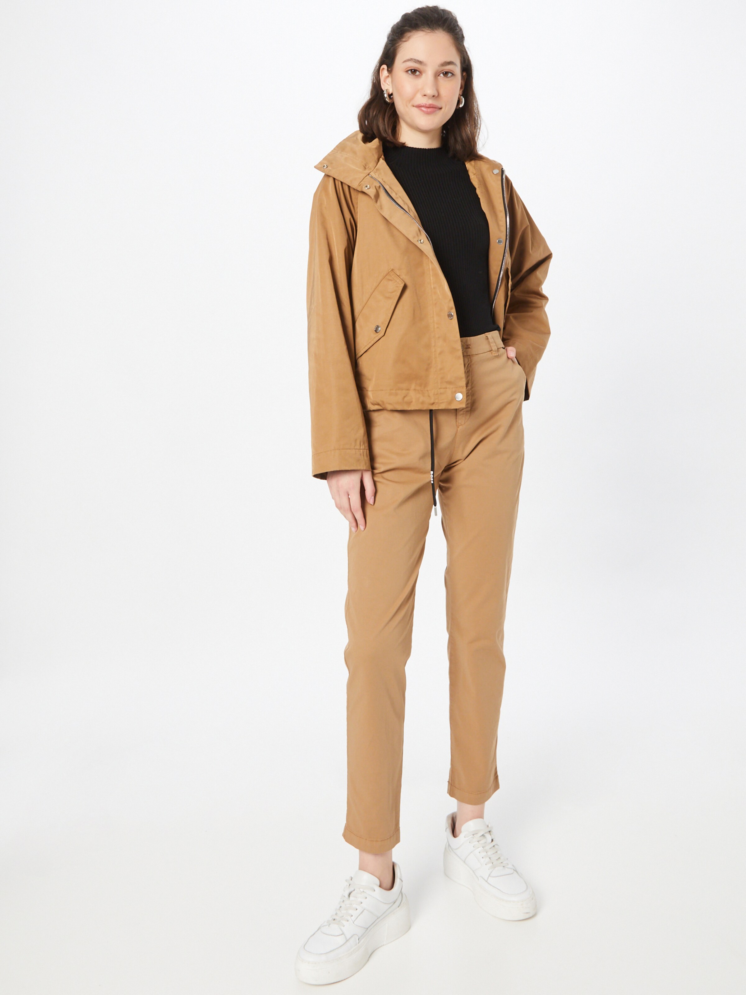 Frauen Große Größen BOSS Orange Hose 'Tachini' in Sand - YE89015 Frauen Große Größen BOSS Orange Hose 'Tachini' in Sand - YE89015