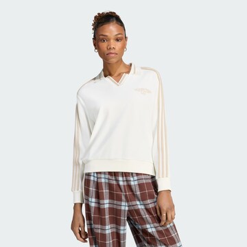 ADIDAS ORIGINALS Sweatshirt in Wit: voorkant