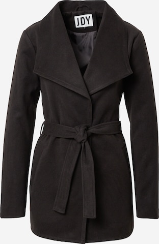 JDY Between-Seasons Coat 'DANNIE' in Black: front