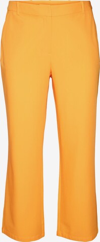 Vero Moda Collab - Pierna ancha Pantalón 'Joann' en naranja: frente