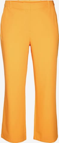 Vero Moda Collab Široke hlačnice Hlače 'Joann' | oranžna barva: sprednja stran