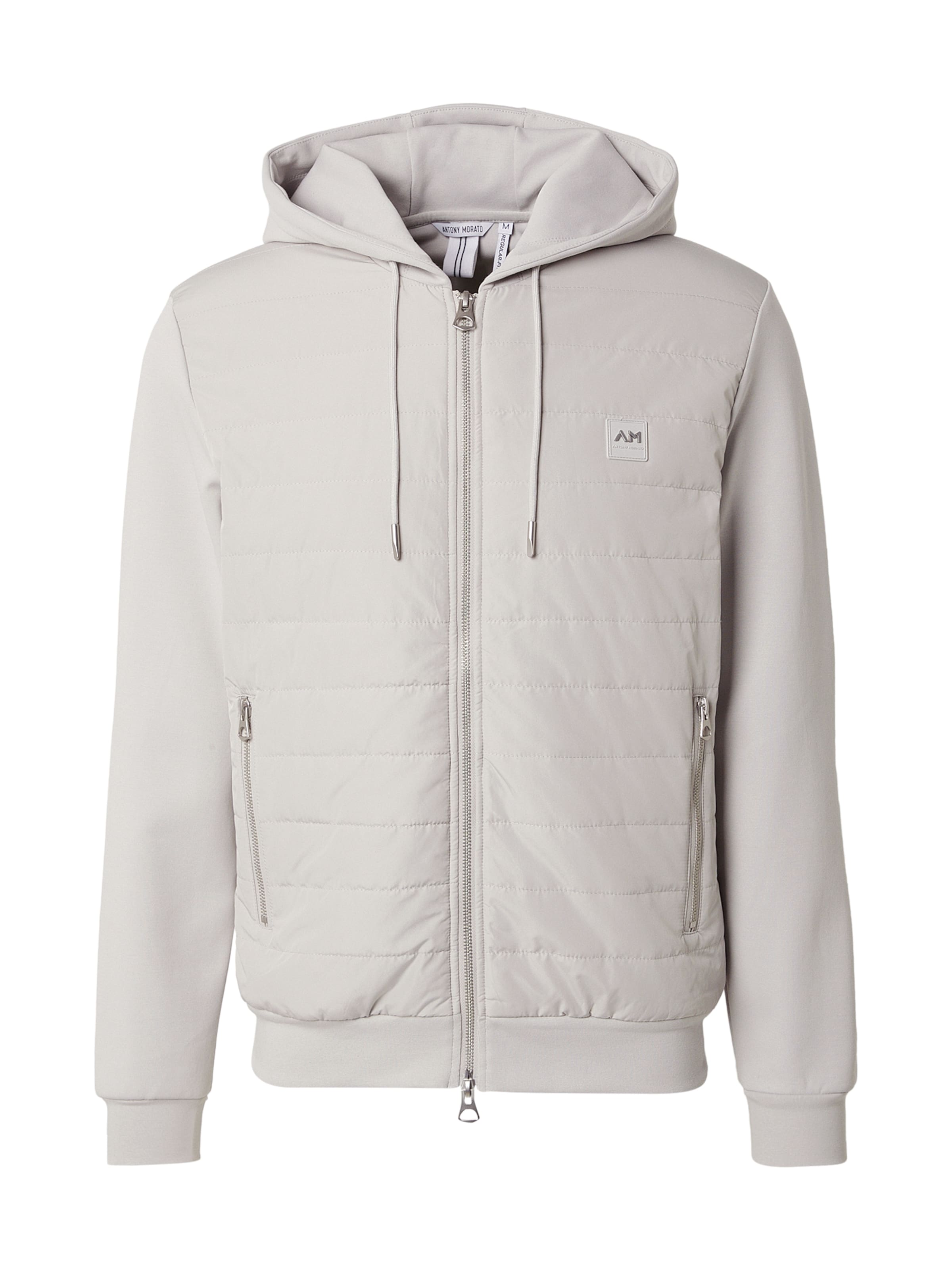 ANTONY MORATO - Sudadera con cremallera en blanco: frente