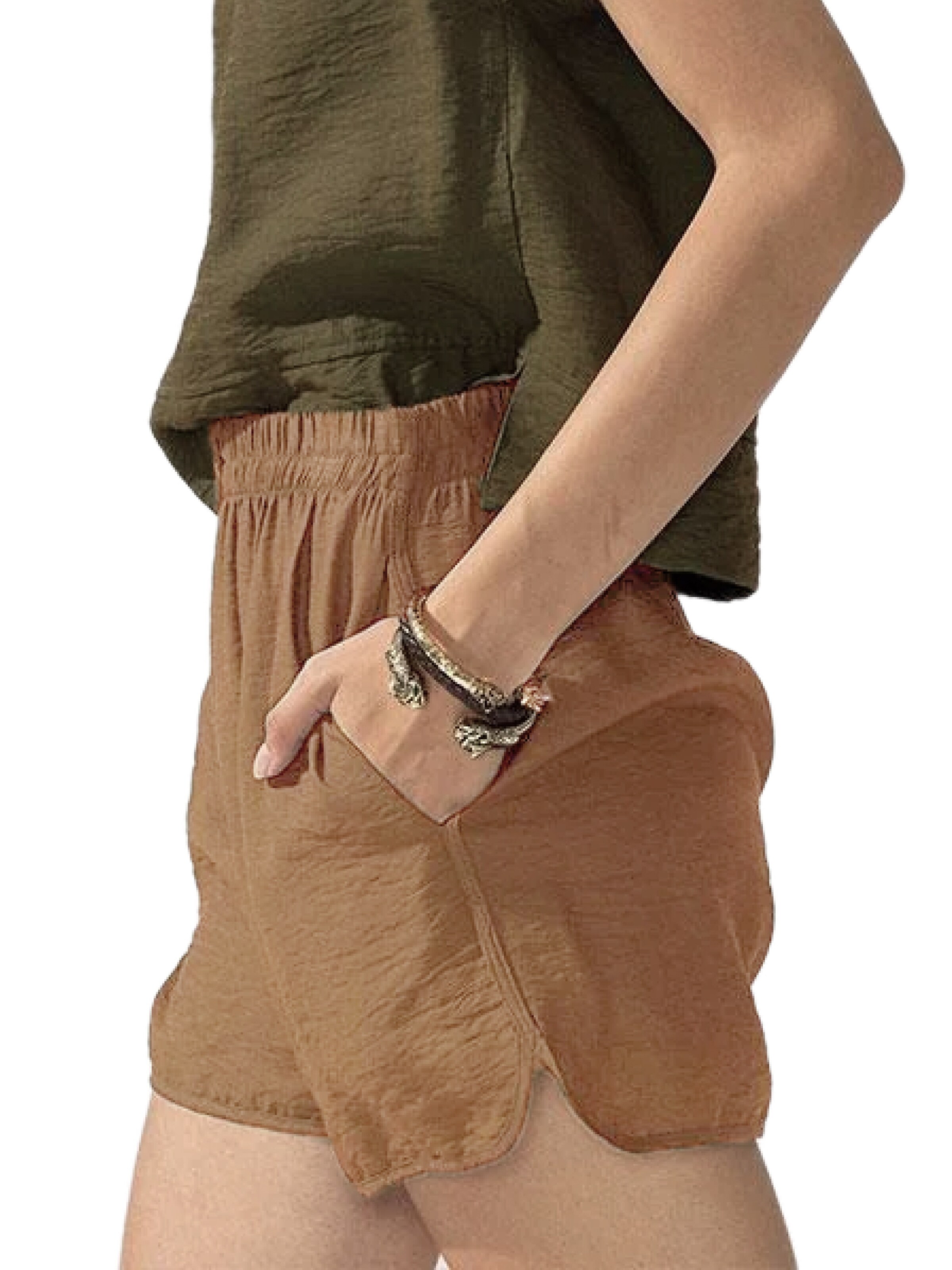 Loosefit Pantalon Rivus en gris