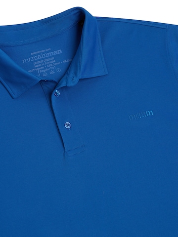 Mr Main Man Shirt 'Piqué Polo Shirt – Bright Blue' in Blue