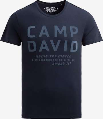 CAMP DAVID Paita värissä sininen: etupuoli