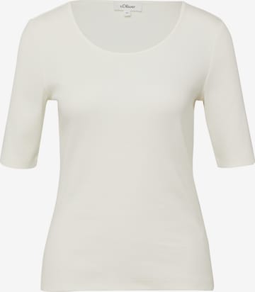 s.Oliver T-Shirt in Weiß: Vorderseite