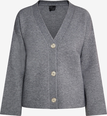 DreiMaster Klassik Knit cardigan in Grey: front