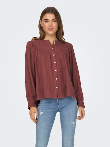 ONLY Blouse 'PERRA' in Rood: voorkant
