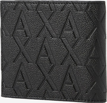 juoda ARMANI EXCHANGE Piniginė 'LIAM': priekis