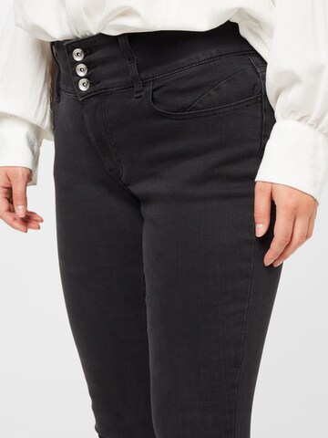 ONLY Carmakoma Skinny Jeans 'ANNA' in Black