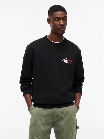 Tommy Jeans Collegepaita värissä musta: etupuoli