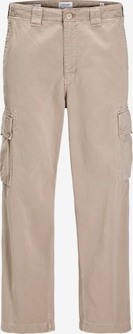 Jack & Jones Junior Loose fit Trousers in Grey: front