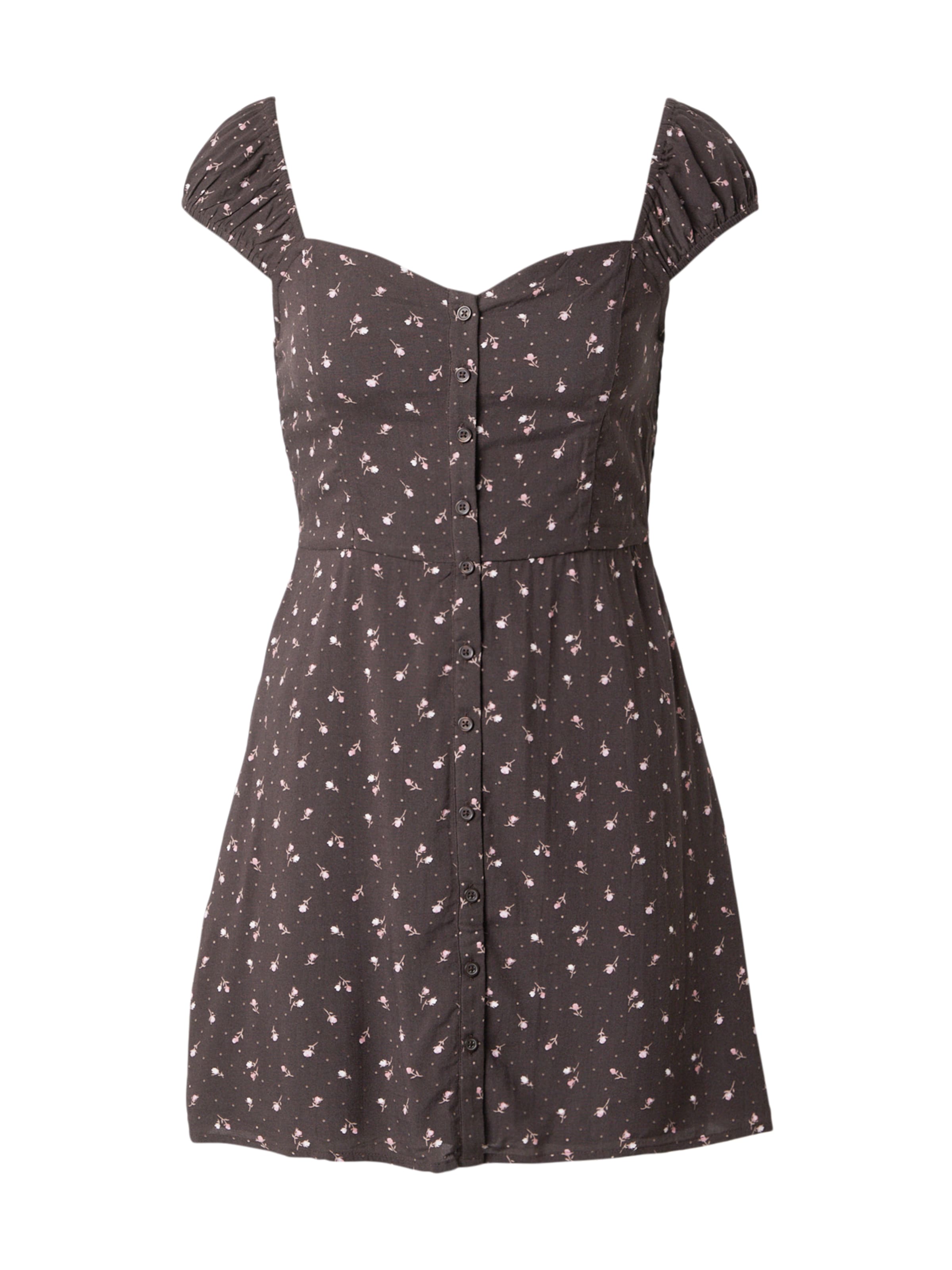 HOLLISTER Sommarklänning i brun: framsida