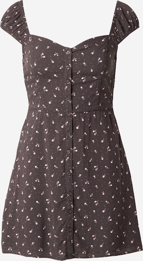 Vasarinė suknelė iš HOLLISTER, spalva – tamsiai ruda / rožinė / balta, Prekių apžvalga