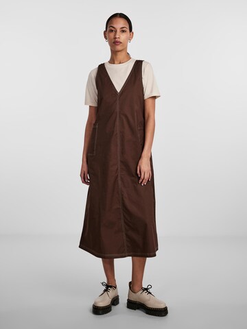 PIECES Kleid 'Siv' in Braun