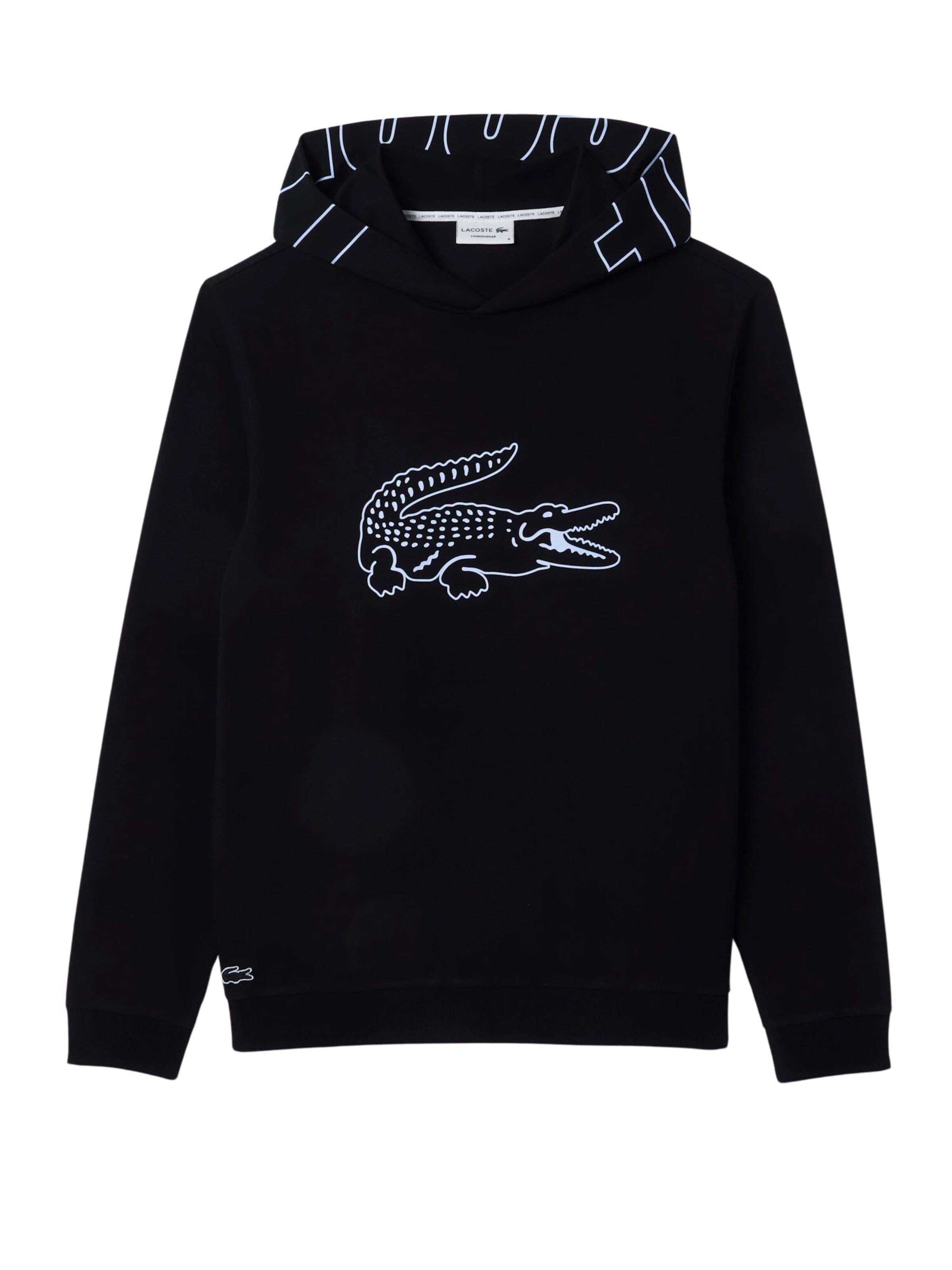LACOSTE Sweatshirt in Schwarz: Vorderseite