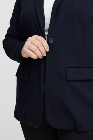 Fransa Curve Blazer in Blau