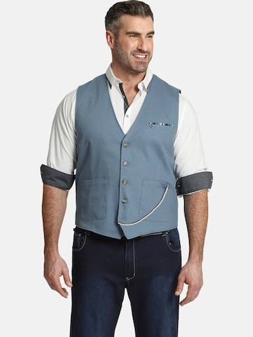 Charles Colby Suit Vest in Blue: front